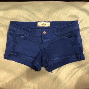 Hollister blue shorts